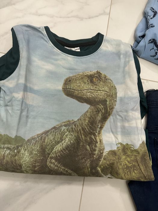 Нови дънки Name it за момче с ръст 134 см и подарък две блузи