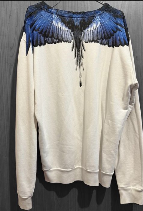 Marcelo burlon country of milan sweatshirt white wings L