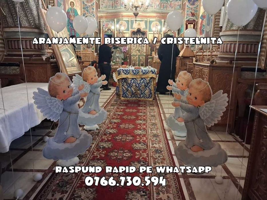 Arcada baloane botez Aranjamente flori cristelnita Aranjamente mese