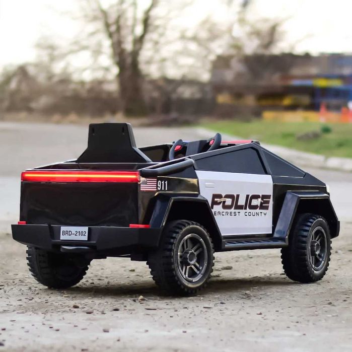 Детска Акумулаторна Кола POLICE BJ2102, 90W, 12V/7Ah, R/C 2.4