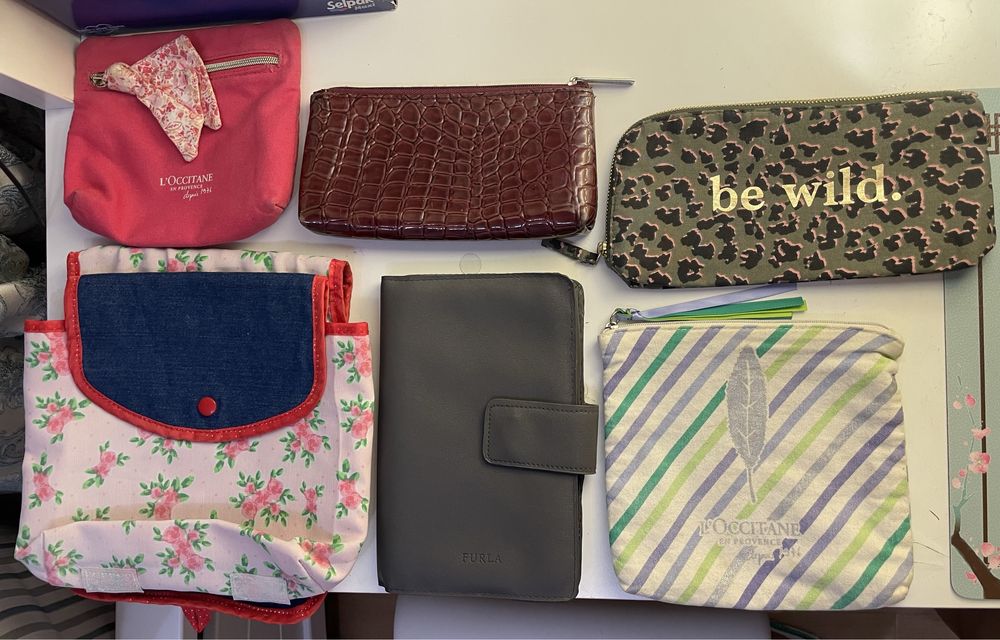 Сумки, косметички и кошельки разные!