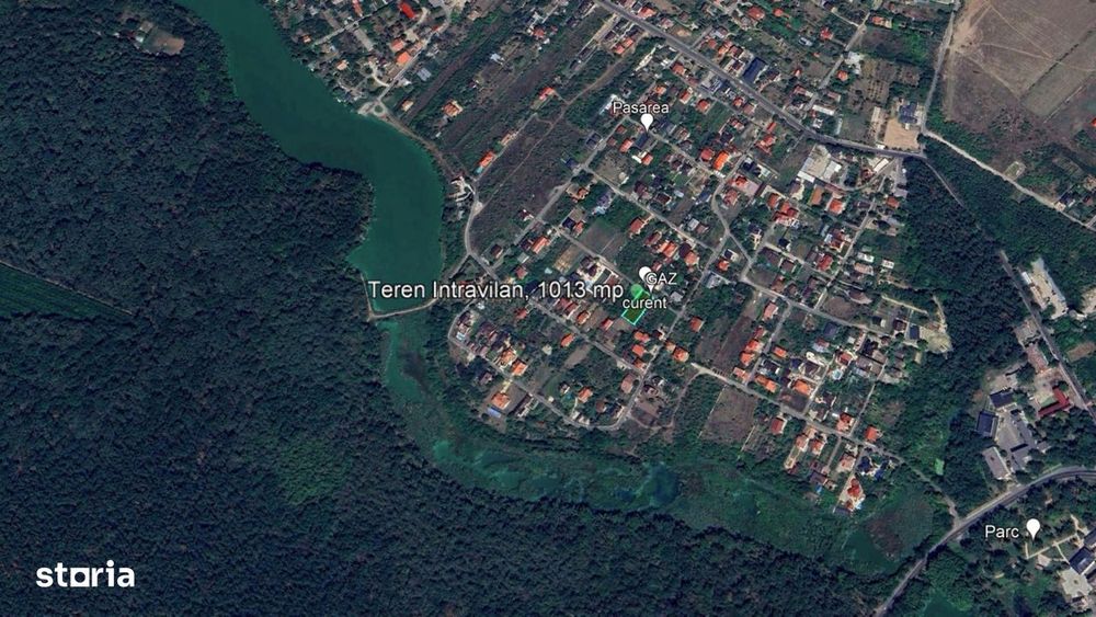 Teren intravilan, 1013 mp, in Pasarea, Branesti