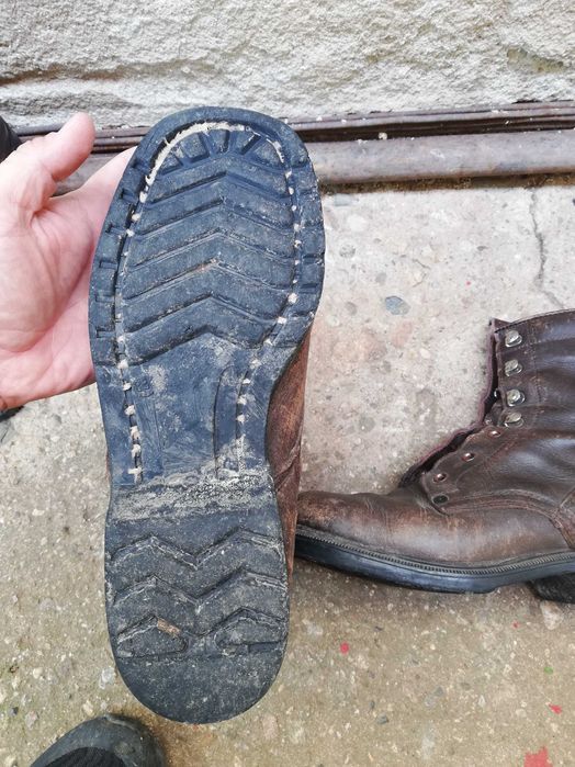 Стари военни кожени ботуши 41 номер