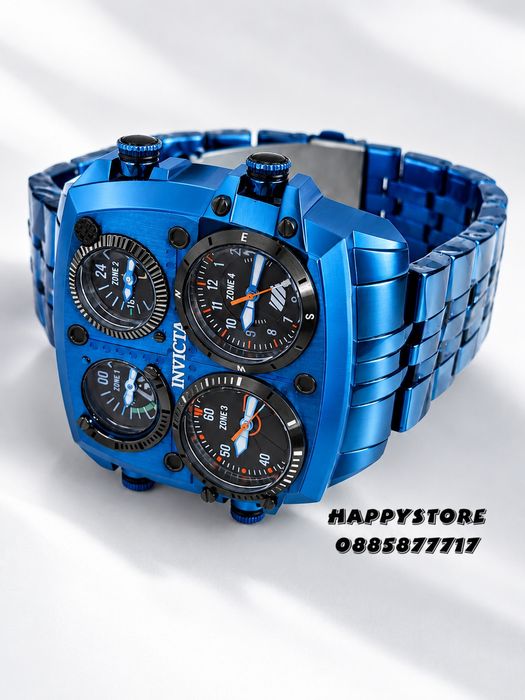 INVICTA Zulu Blue 54 mm, Инвикта нов мъжки часовник