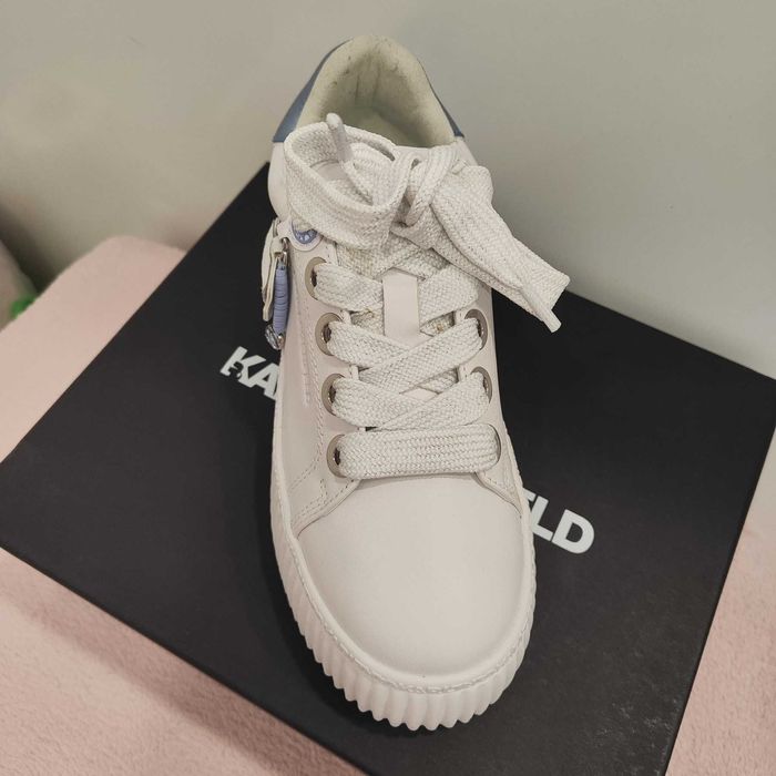 Бели сникърси karl lagerfeld