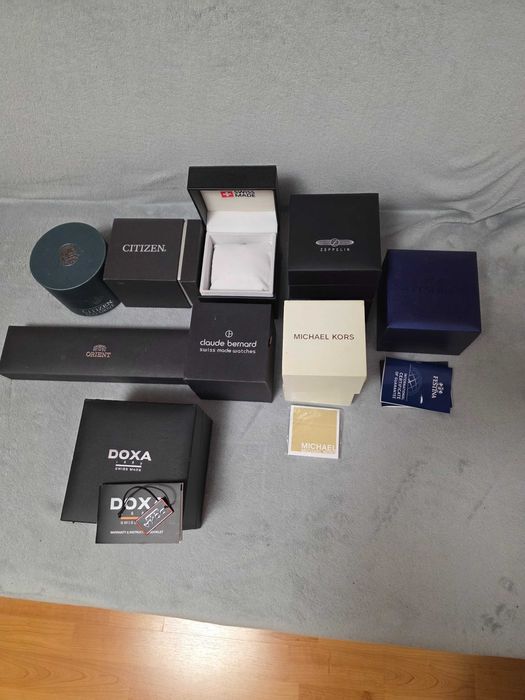 Cutie,cutii ceas- Tissot Citizen Doxa Seiko, Fossil Orient,MK,etc.