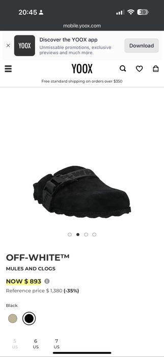 Vand saboti Off White originali