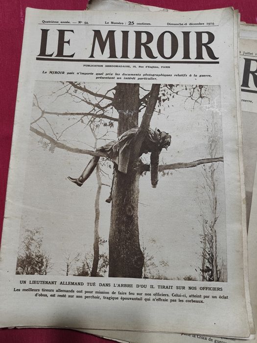 Reviste Le Miroir . Al doilea război mondial