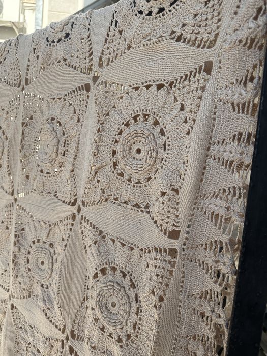 Fata de masa cuvertura macrame 100 de ani schimb