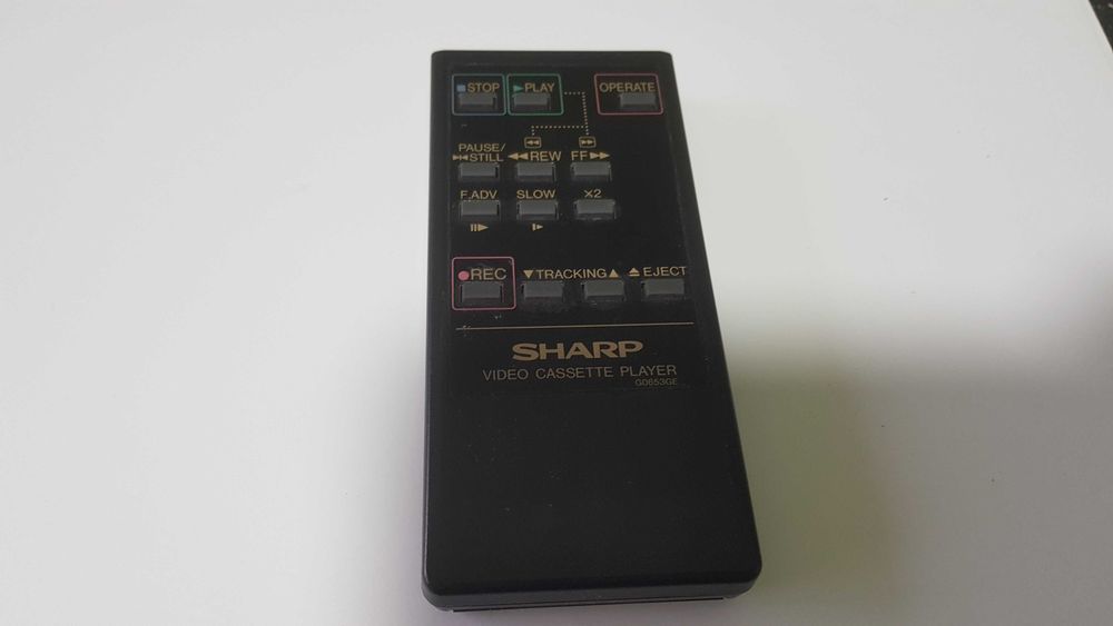Telecomanda originala Goldstar Video Recorder VHS + SHARP GO653GE Noi