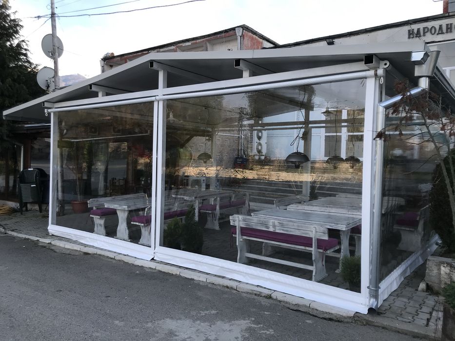 Тенти, сенници, ветрозащитни завеси