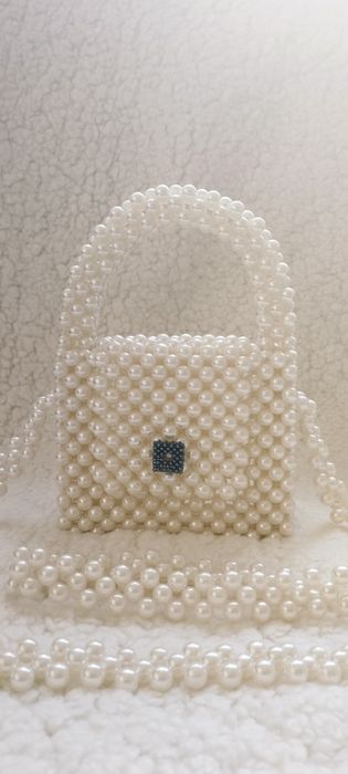 Стильная сумка из бусин