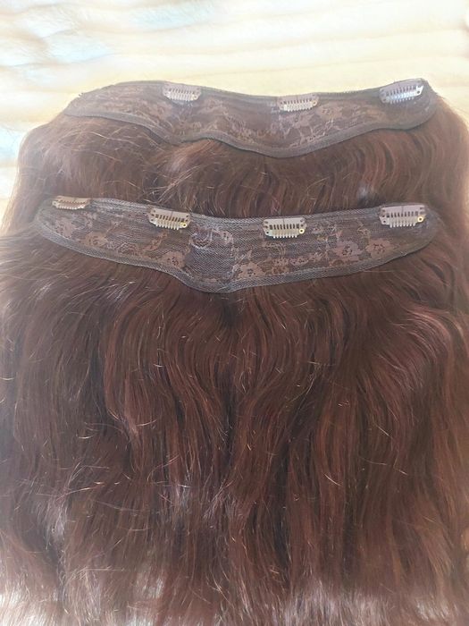 Естествена коса турска  на клипси