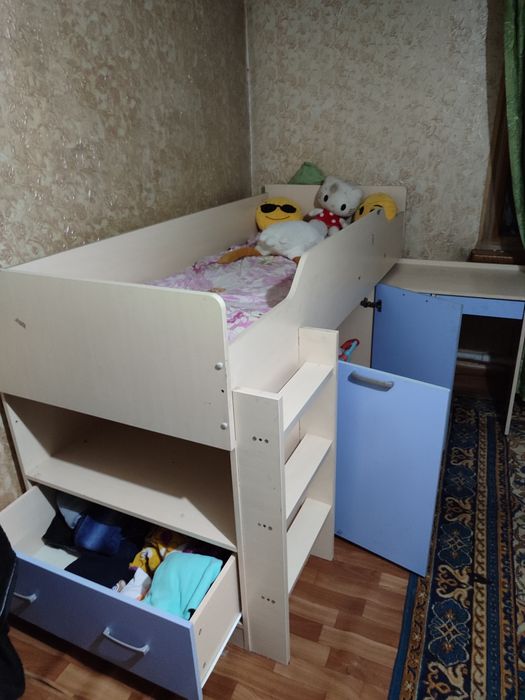 Кровать три в одном детская