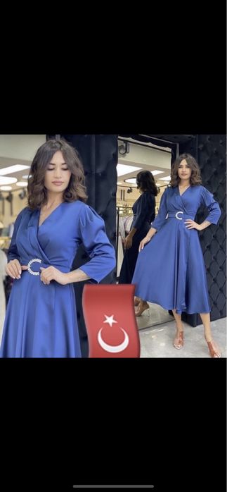 Турецкое платье атлас