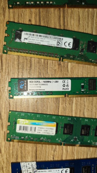 Ram Ddr3 по 8gb ram памети 1600 mhz