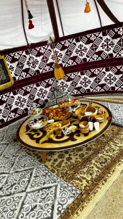 Полу Юрта.Жарты киіз уй