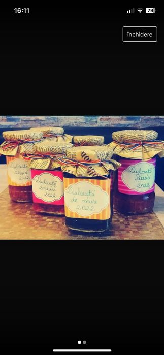 Vând dulceață bio