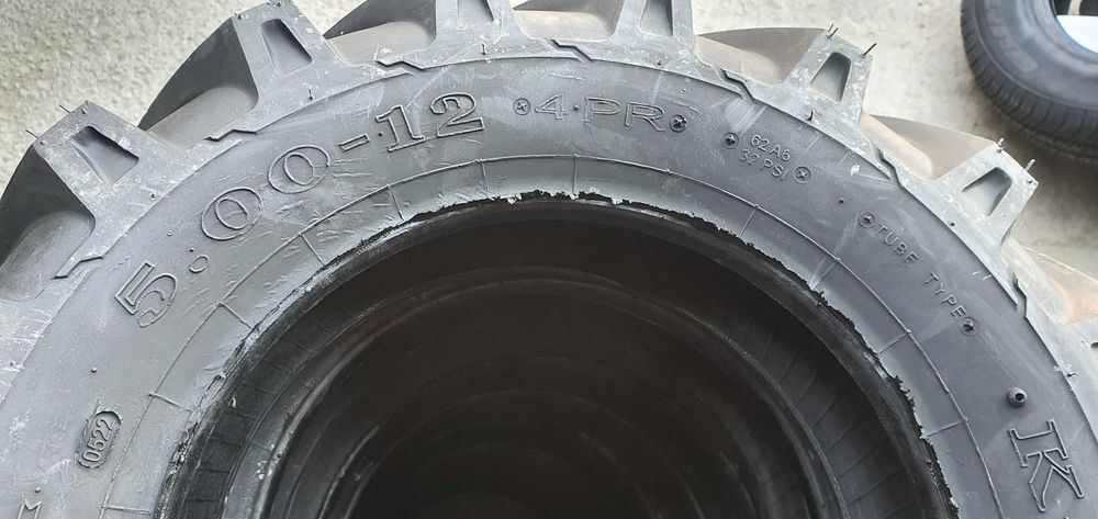 5.00-12 cauciucuri noi DE motocultor cu garantie marca OZKA 2AGM