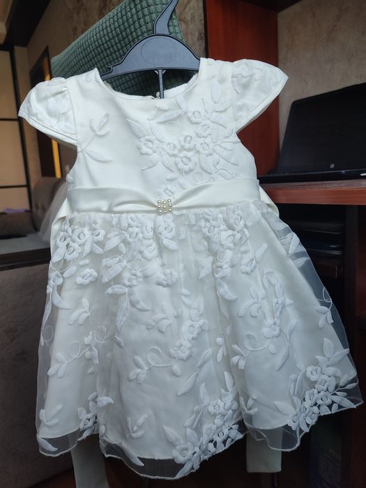 Платья для девочки, нарядная джинсовая рубашка