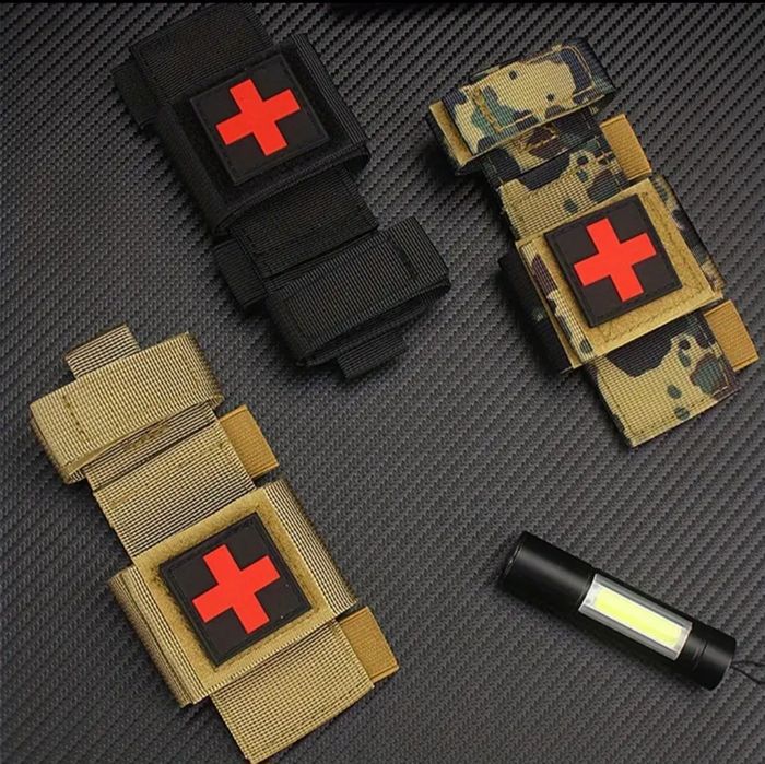 Тактически комплект за бърза помощ-черен