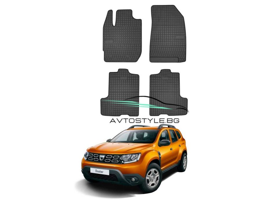 Гумени стелки зa Dacia Duster 2018-2024 г., Frogum - El Toro