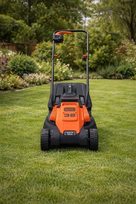 Mașină de tuns gazon electrică BLACK+DECKER 1200W – 32 cm
