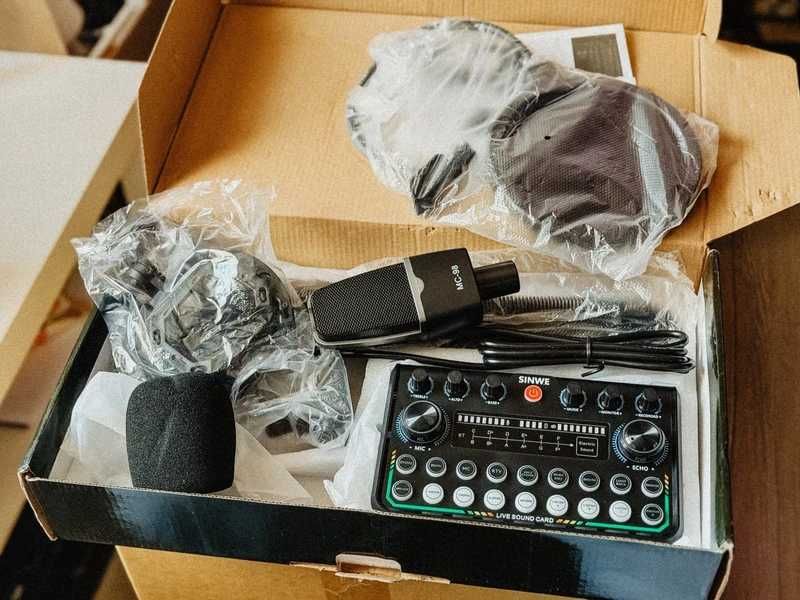 echipament complet podcast/gaming. produs nou