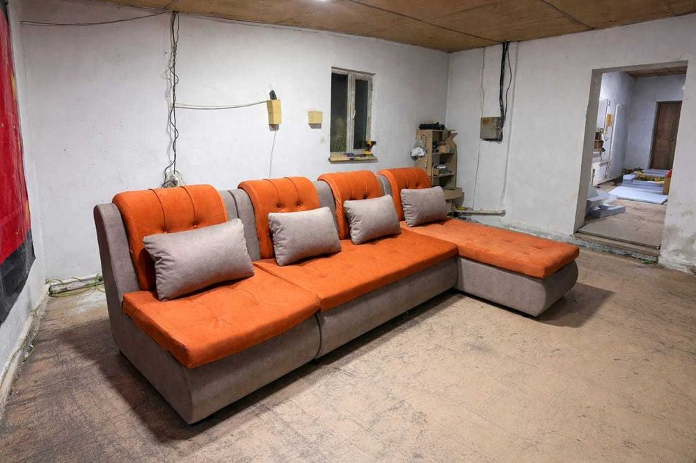 Диван 3,5 метра РАЯ Раскладной / Мягкая мебель Гостинный угловой новый