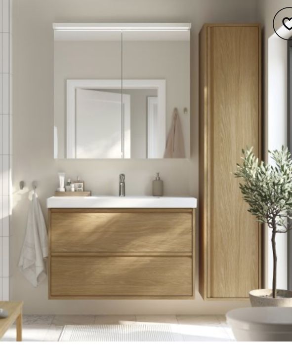 Шкаф за баня ИКЕА 100см