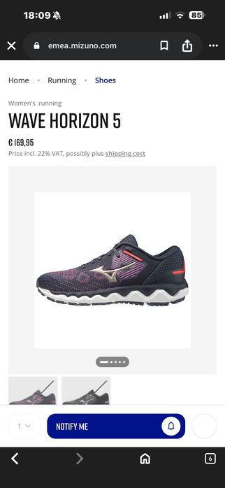 Mizuno wave horizon 5