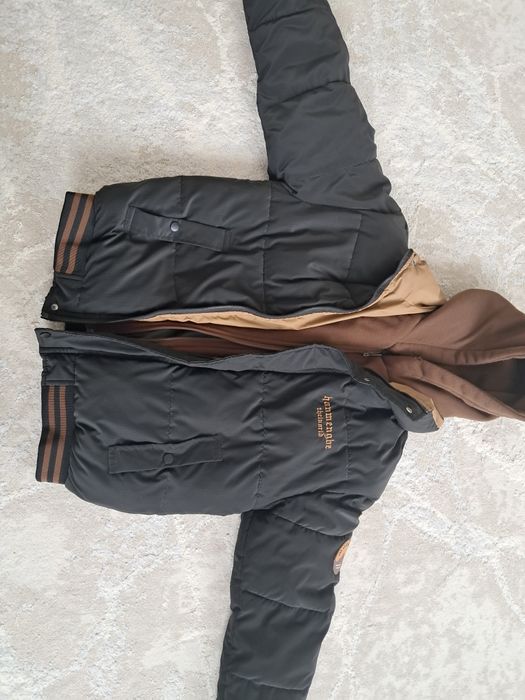 Куртка черно-коричневая