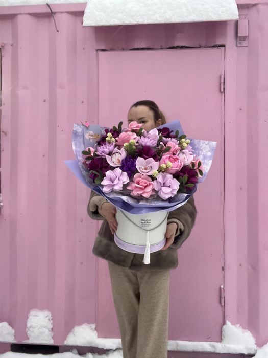 Мыльные Розы декоративные цветы