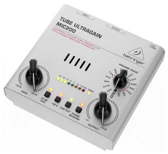 Микрофонный предусилитель Behringer TUBE ULTRAGAIN MIC200