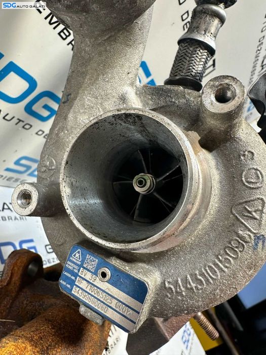 Turbina Turbo Turbosuflanta cu Galerie Evacuare Seat Alhambra 2.0 TDI BRT 2001 - 2010 Cod 54399880060 54431015096 710065125 [X3041]
