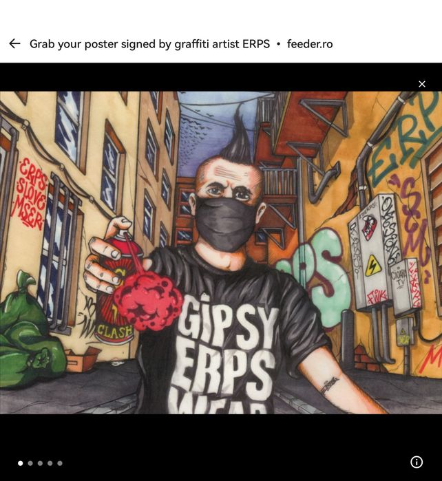 Poster ERPS semnat în 2020. Inramat