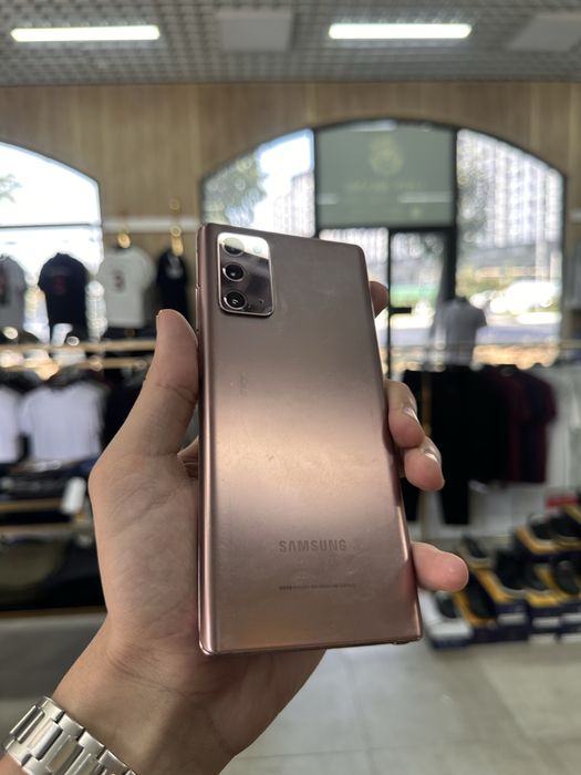 Samsung Note 20 rose gold 8gb 256gb sotiladi