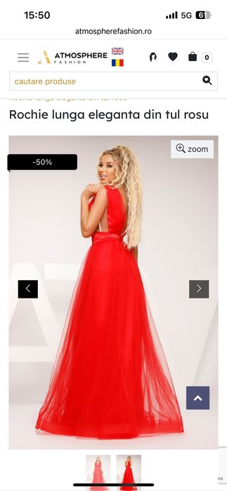 Rochie de seara rosie