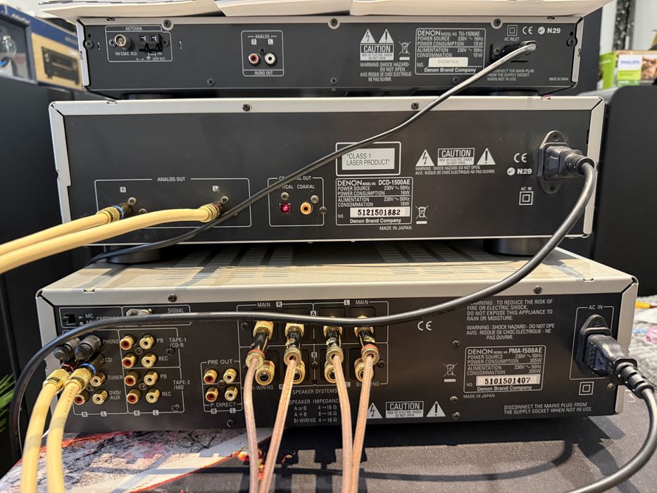 Linie Denon Pma-1500 Ae,SACD DCD-1500 Ae,Tuner Tu-1500 Ae,Impecabila