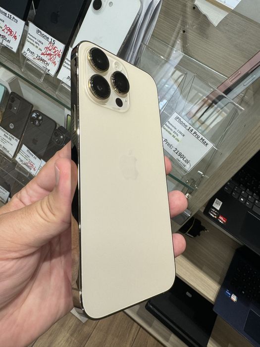 Iphone 14 Pro Max gold 128gb baterie 85%