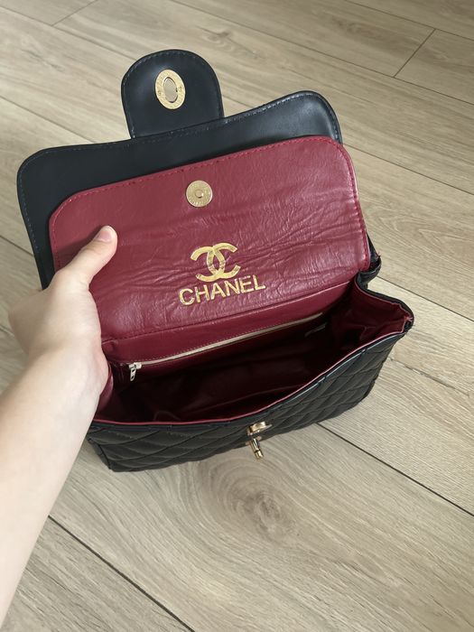 Geanta flap bag neagra