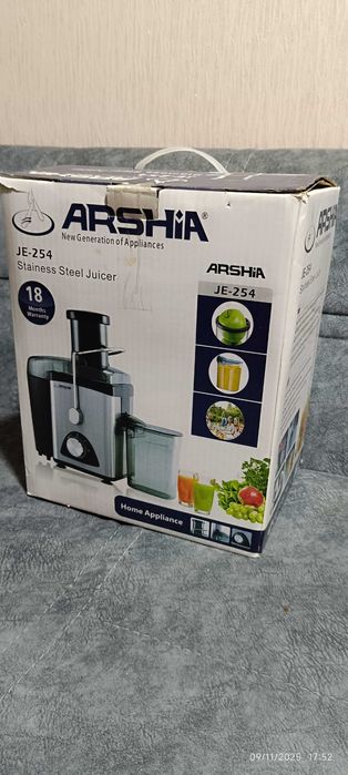 Соковыжималка ARSHIA. JE-254