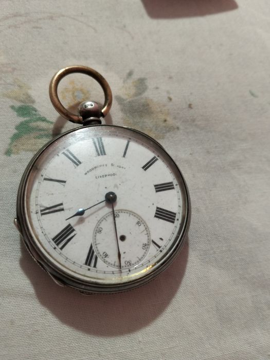 Ceas argint de buzunar