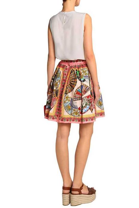 Bluză/top Dolce&Gabbana din mătase cu broderie, măsura 40IT