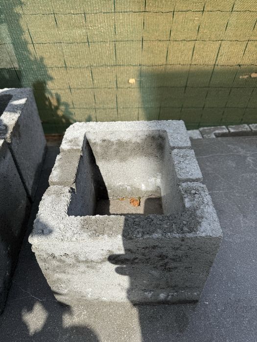Бетонови блокчета за ограда 1 пале