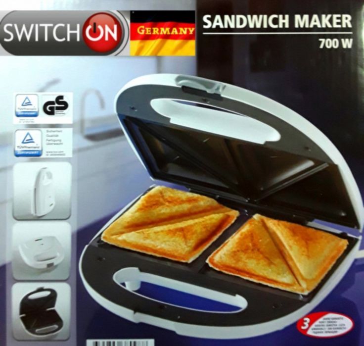SANDWICHMACKER SWICHON (Germania) 700 W cu termostat - NOU - 50 Lei