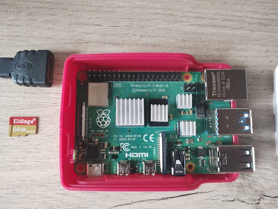 Mini PC Raspberry Pi 4B 2GB MicroSD 64GB