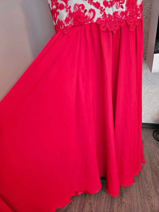 Rochie lunga rosie XL