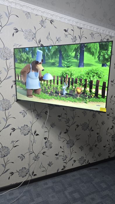 Установка ТВ на стену