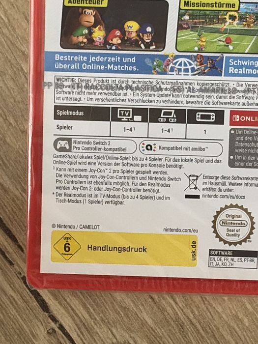 Mario Tennis Fever ( nou, sigilat)